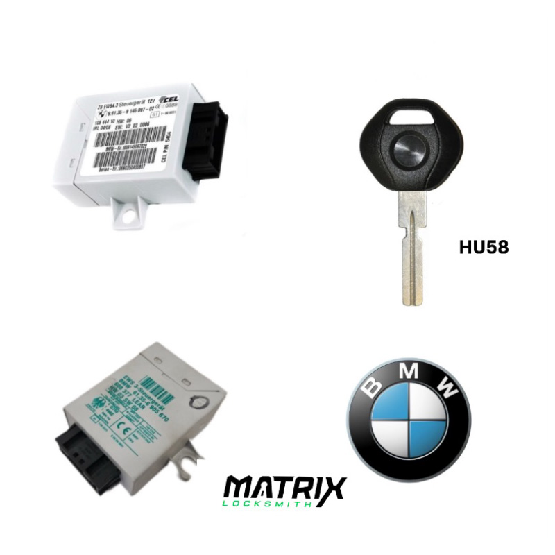 Regular Key Programming for BMW EWS-3 & EWS-4 - HU58 (One Chip Key)