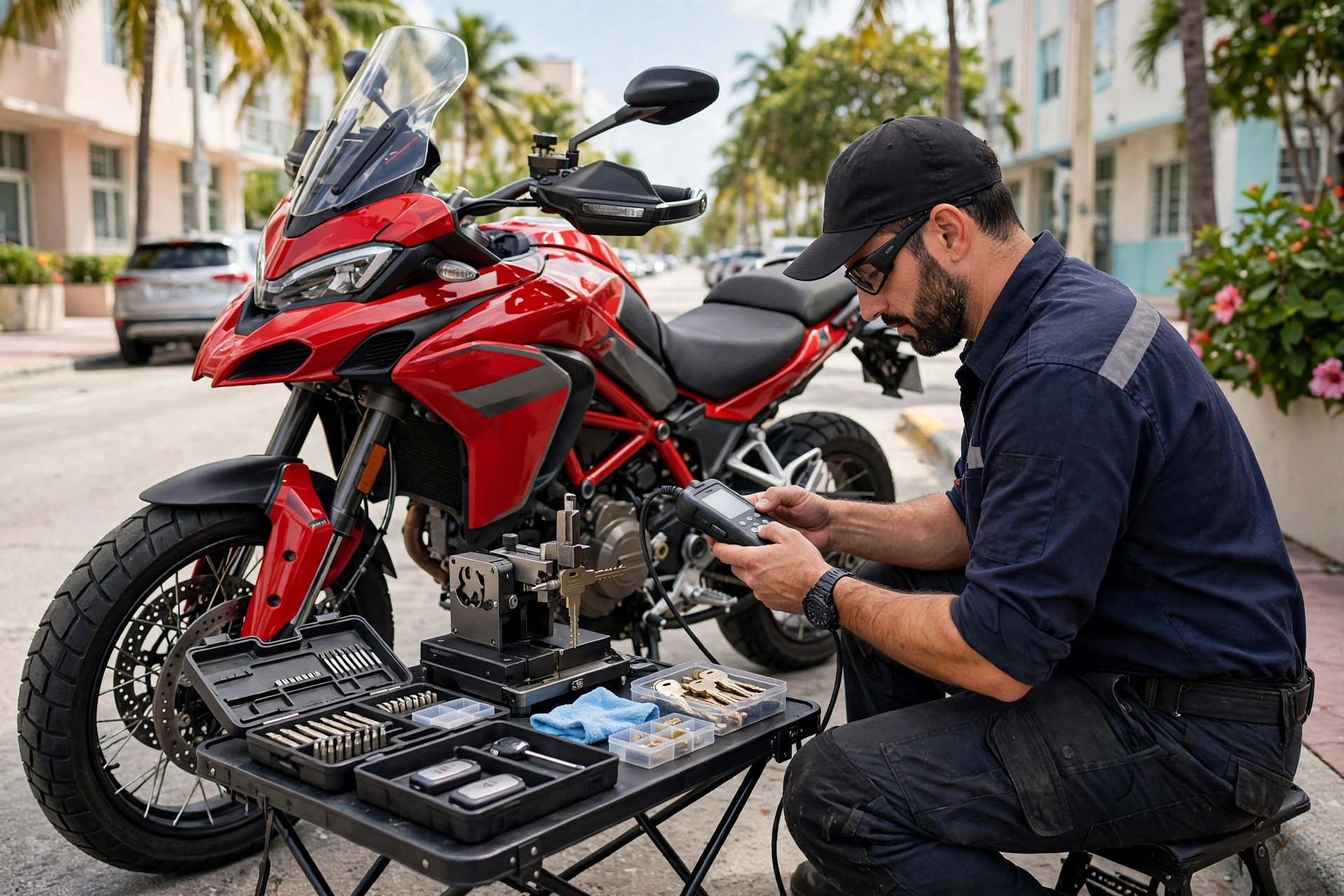 european motorcycle key Miami